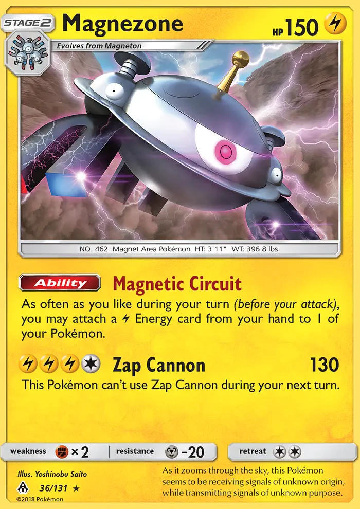 Magnezone — Forbidden Light card #36