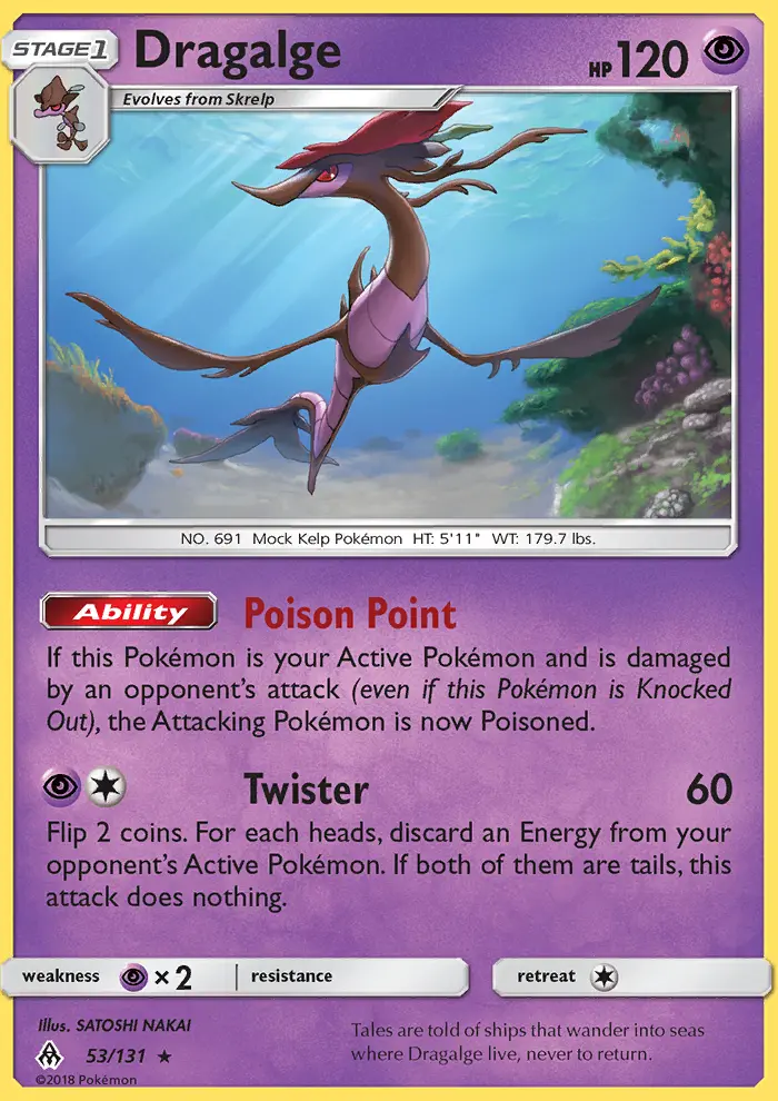 Dragalge — Forbidden Light card #53