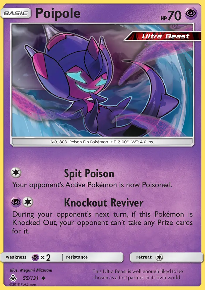 Poipole — Forbidden Light card #55