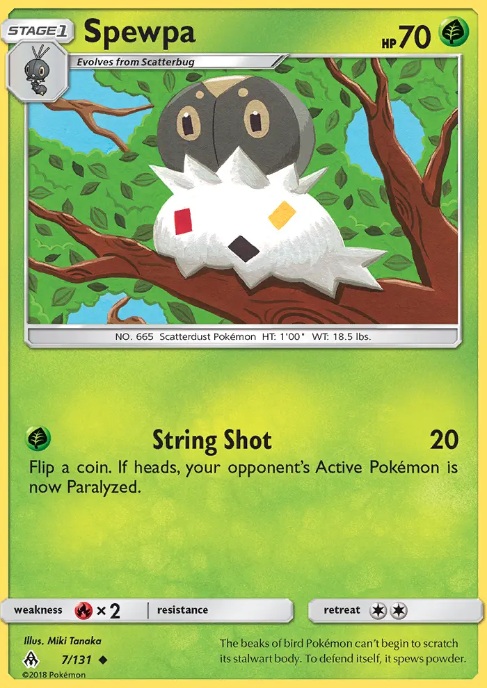 Spewpa — Forbidden Light card #7