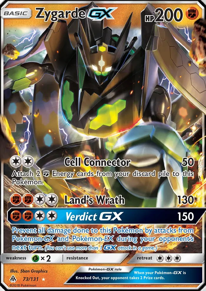 Zygarde GX — Forbidden Light card #73