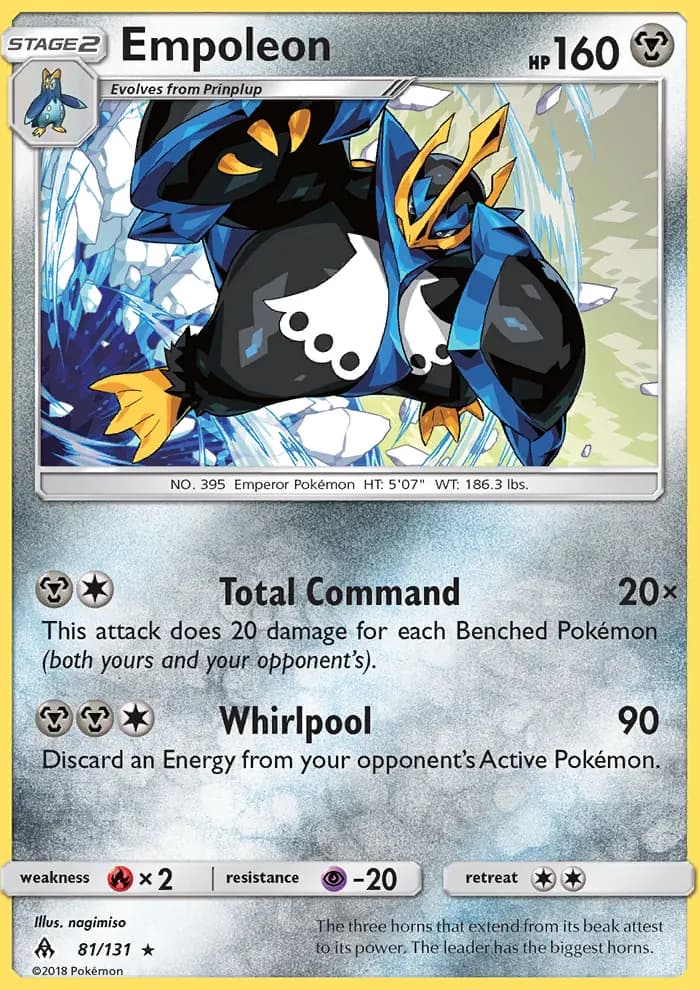 Empoleon — Forbidden Light card #81