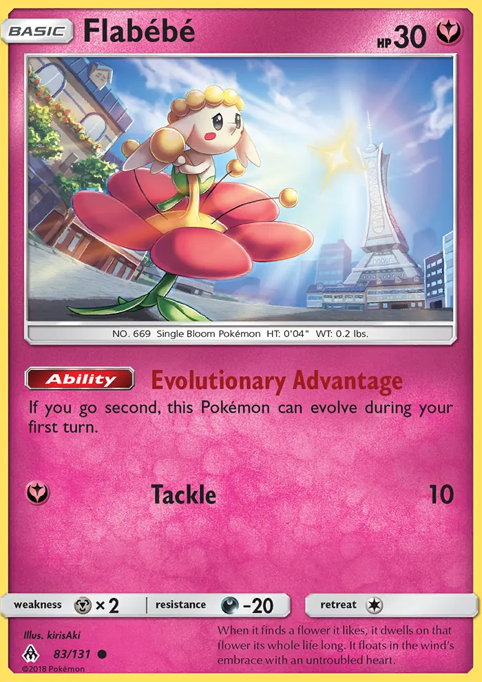Flabébé — Forbidden Light card #83