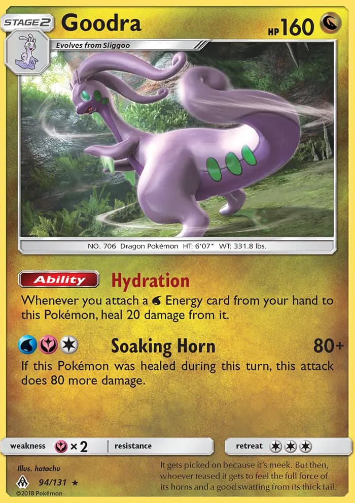 Goodra — Forbidden Light card #94