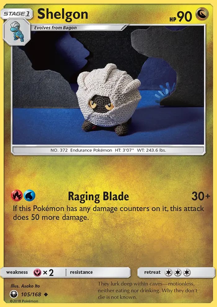 Shelgon — Celestial Storm card #105