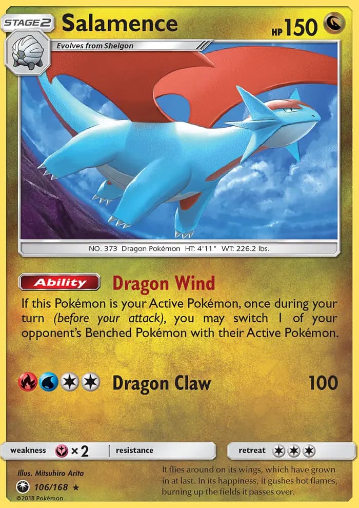 Salamence — Celestial Storm card #106