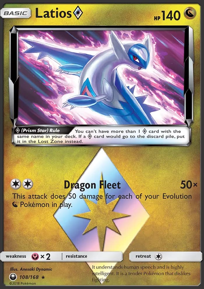 Latios ◇ — Celestial Storm card #108