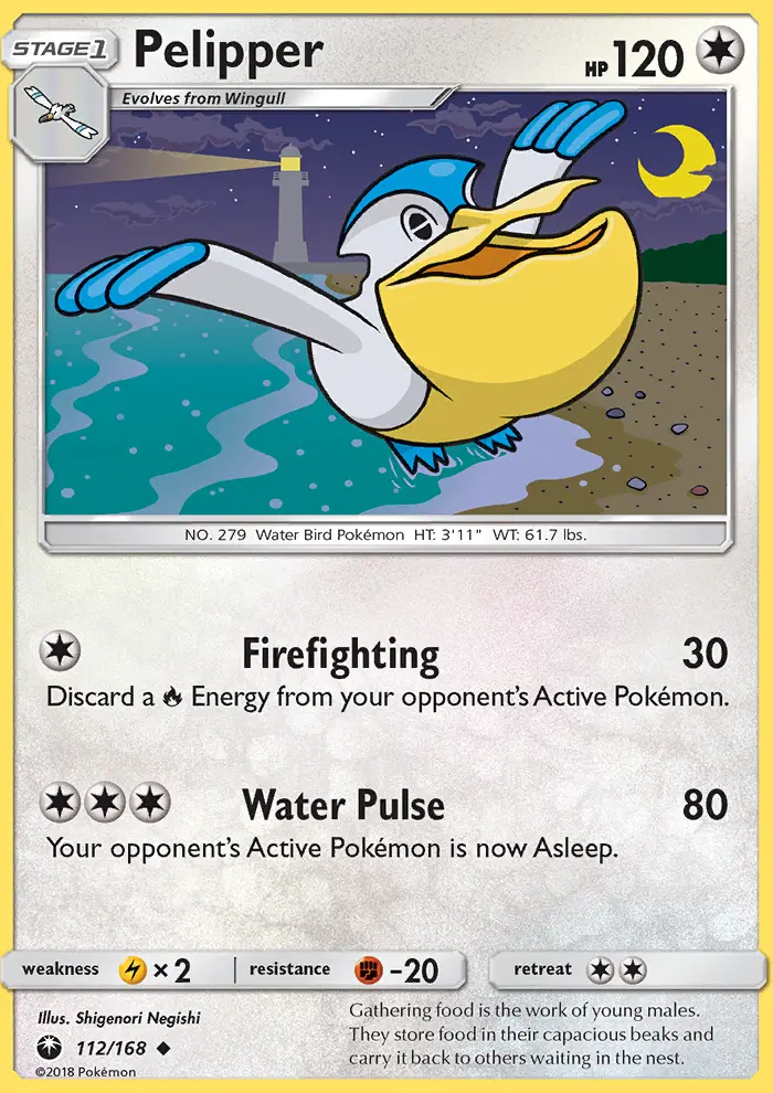 Pelipper — Celestial Storm card #112