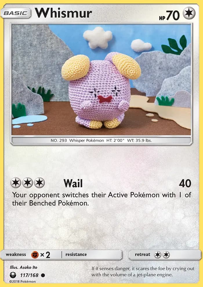Whismur — Celestial Storm card #117