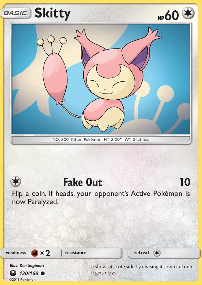 Skitty — Celestial Storm card #120