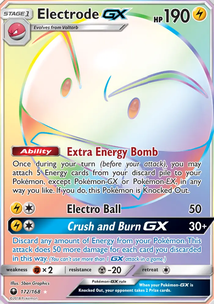 Electrode GX — Celestial Storm card #172