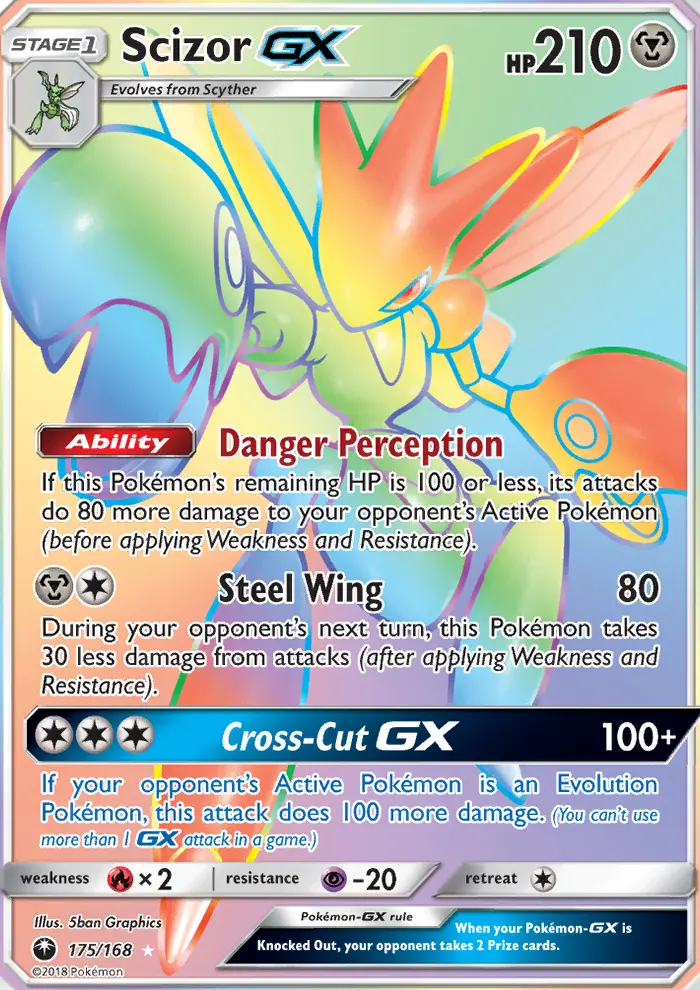 Scizor GX — Celestial Storm card #175