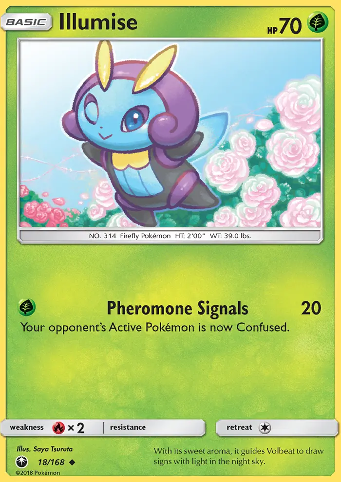Illumise — Celestial Storm card #18