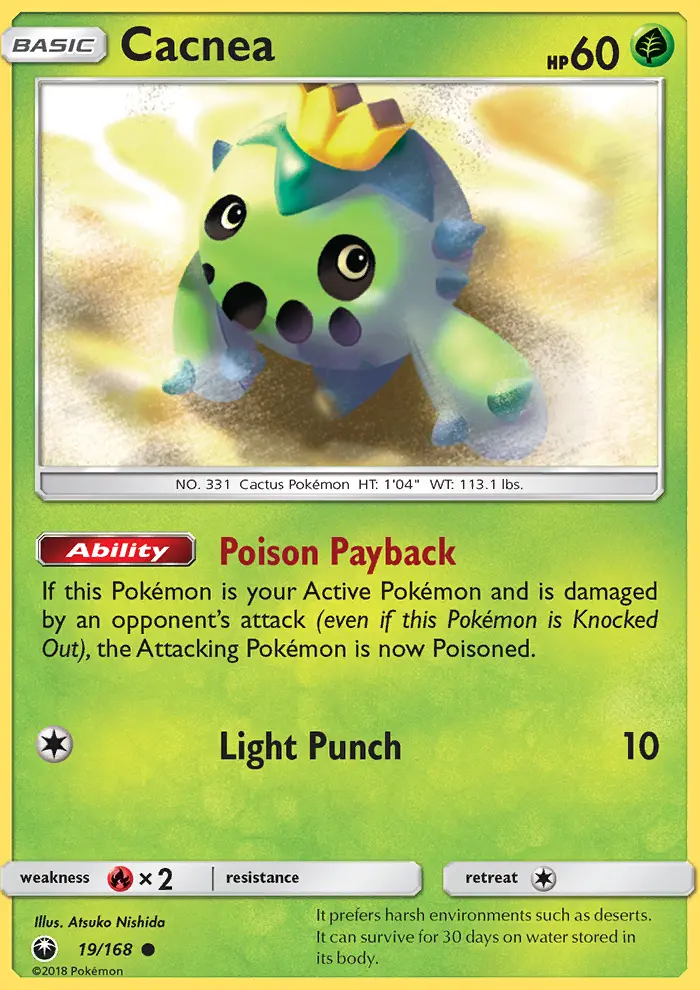 Cacnea — Celestial Storm card #19