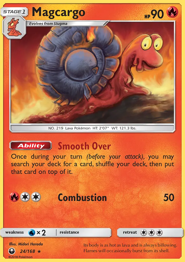 Magcargo — Celestial Storm card #24
