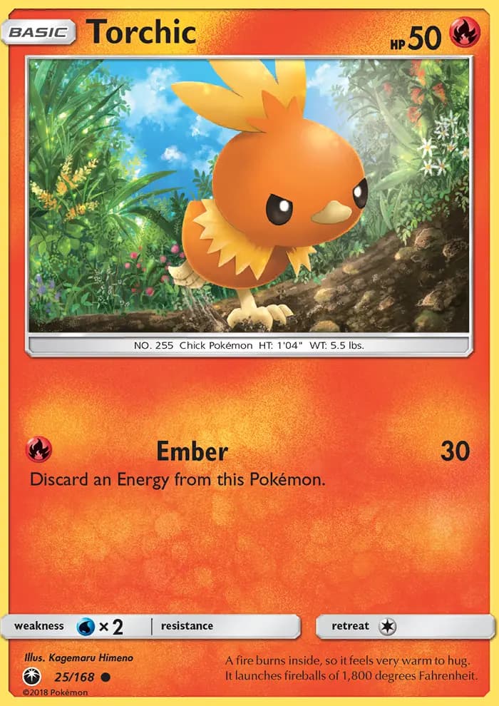 Torchic — Celestial Storm card #25