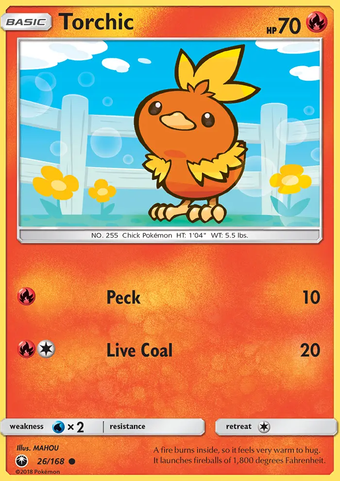 Torchic — Celestial Storm card #26