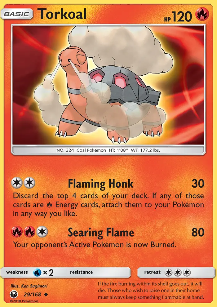 Torkoal — Celestial Storm card #29
