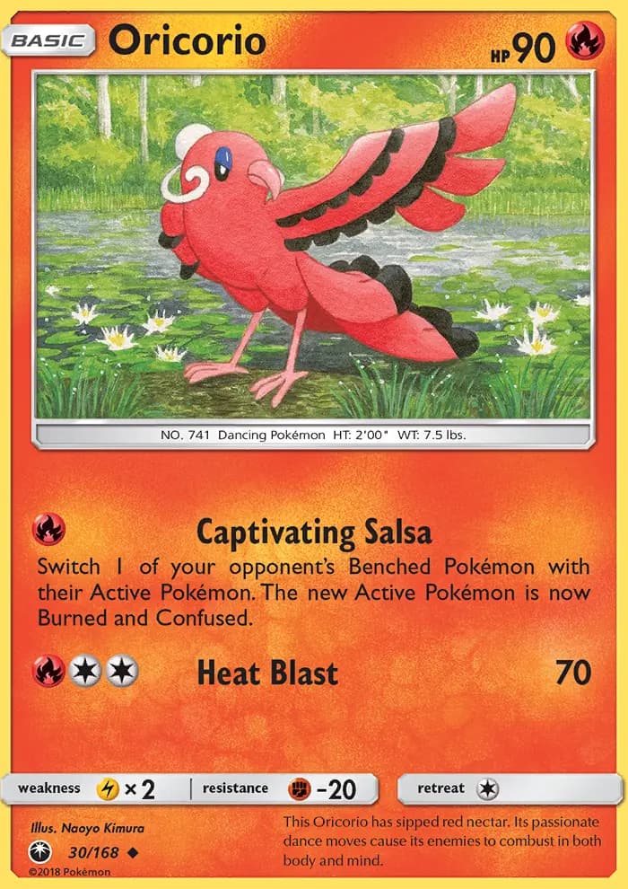 Oricorio — Celestial Storm card #30