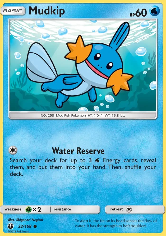 Mudkip — Celestial Storm card #32