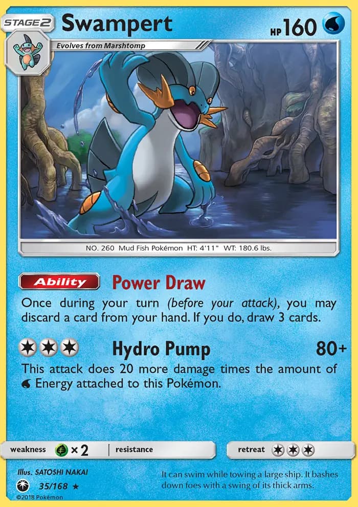 Swampert — Celestial Storm card #35
