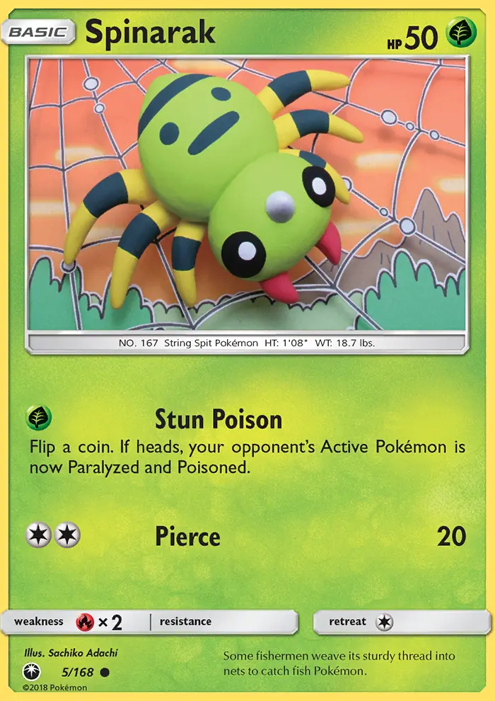 Spinarak — Celestial Storm card #5