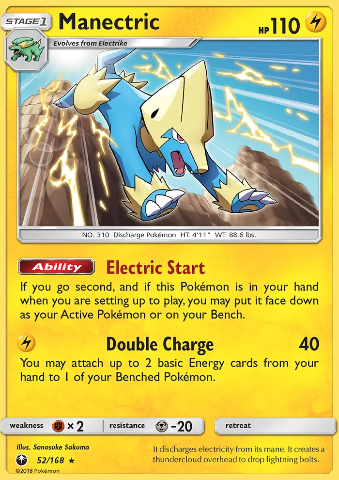 Manectric — Celestial Storm card #52