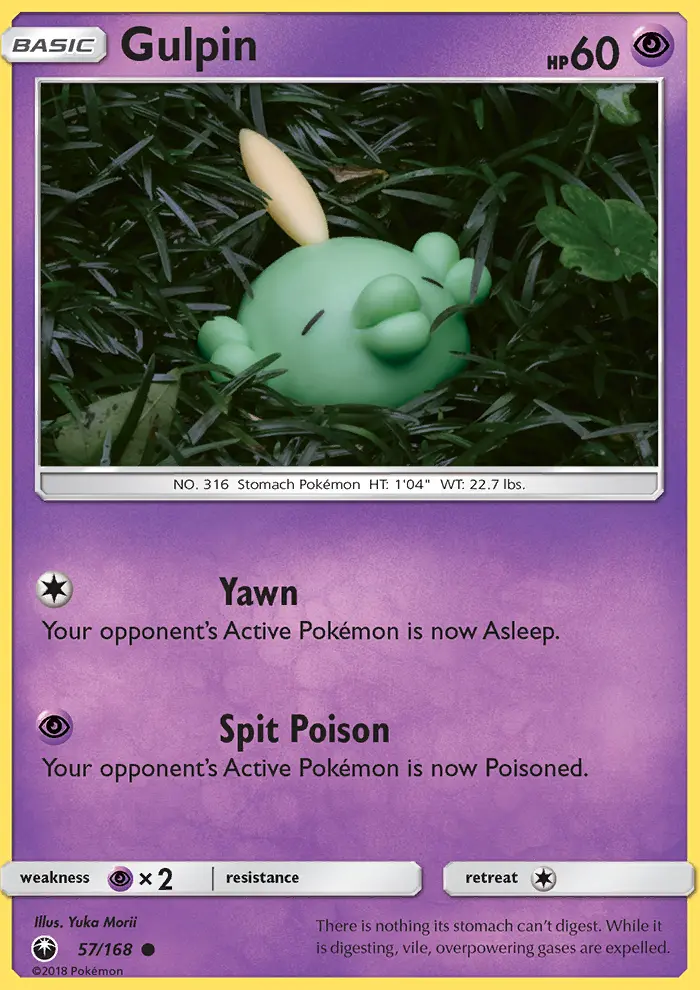 Gulpin — Celestial Storm card #57