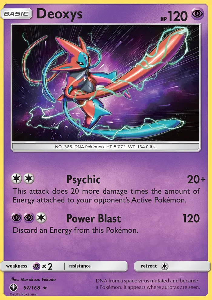 Deoxys — Celestial Storm card #67
