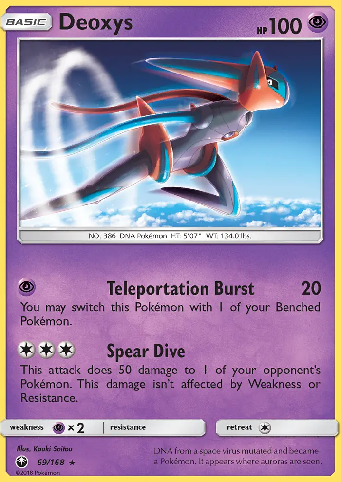 Deoxys — Celestial Storm card #69