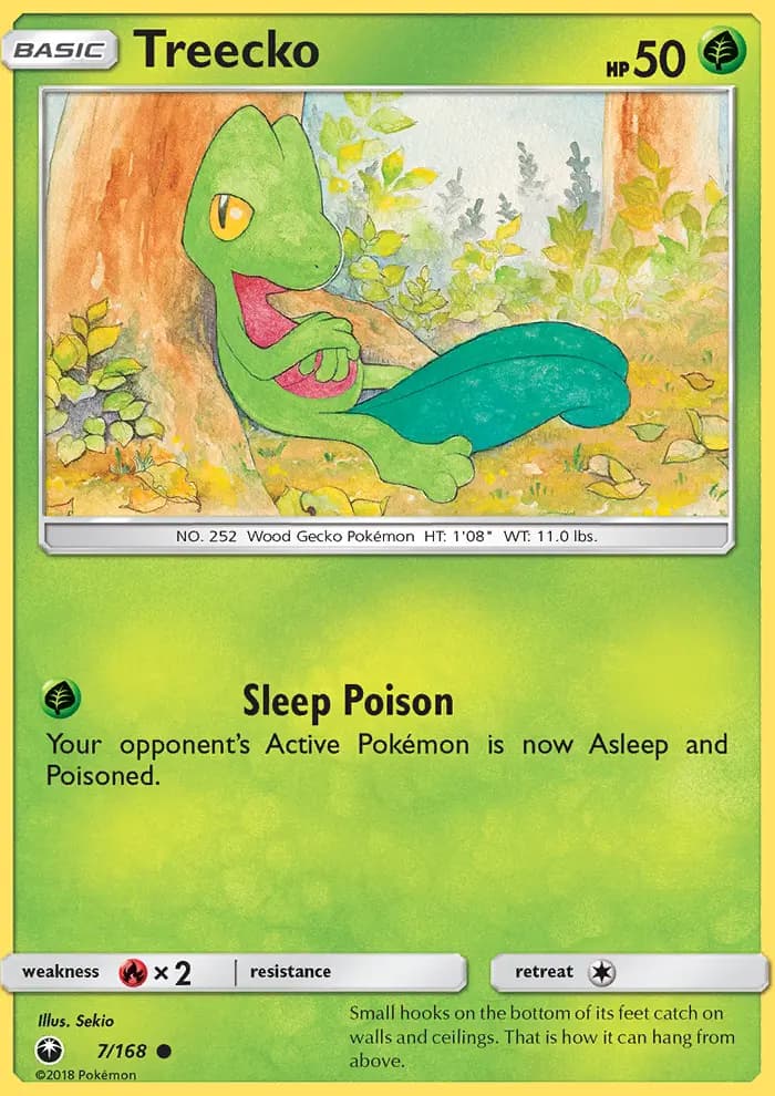 Treecko — Celestial Storm card #7