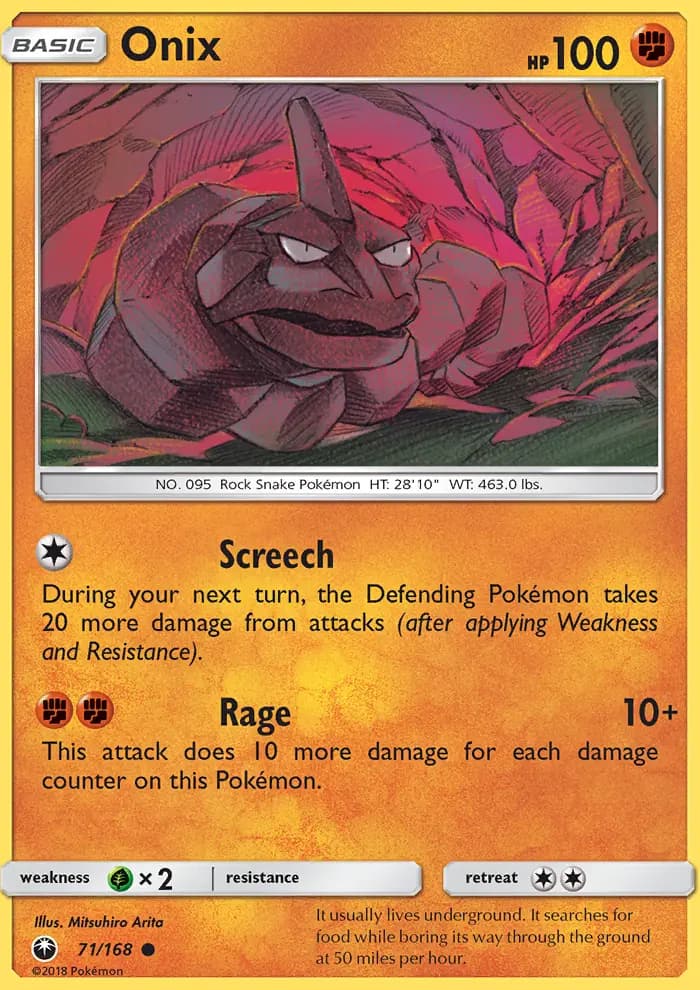Onix — Celestial Storm card #71