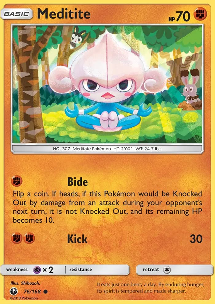 Meditite — Celestial Storm card #76