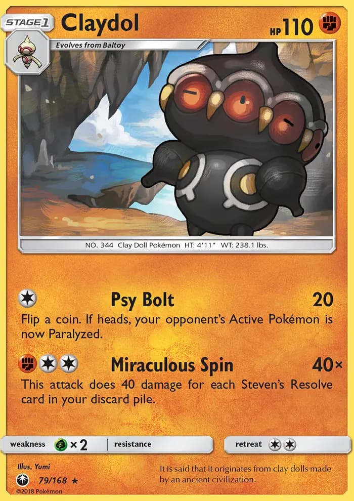 Claydol — Celestial Storm card #79