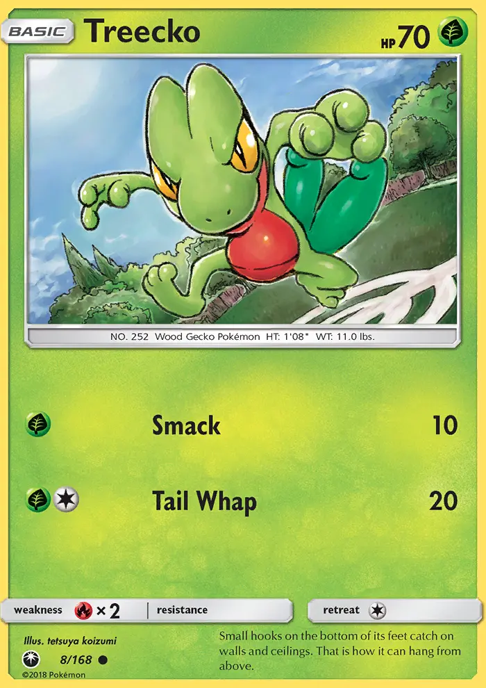Treecko — Celestial Storm card #8