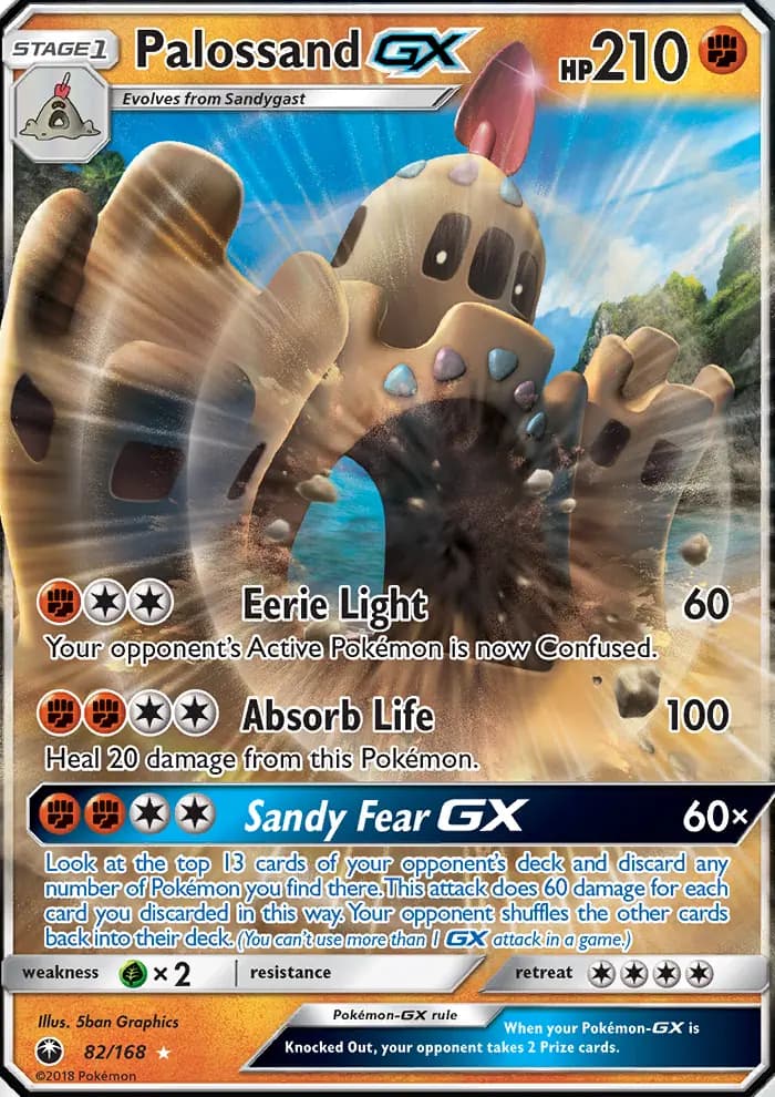 Palossand GX — Celestial Storm card #82