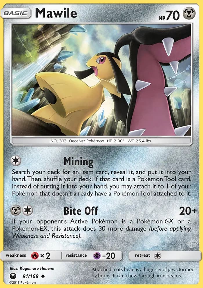 Mawile — Celestial Storm card #91