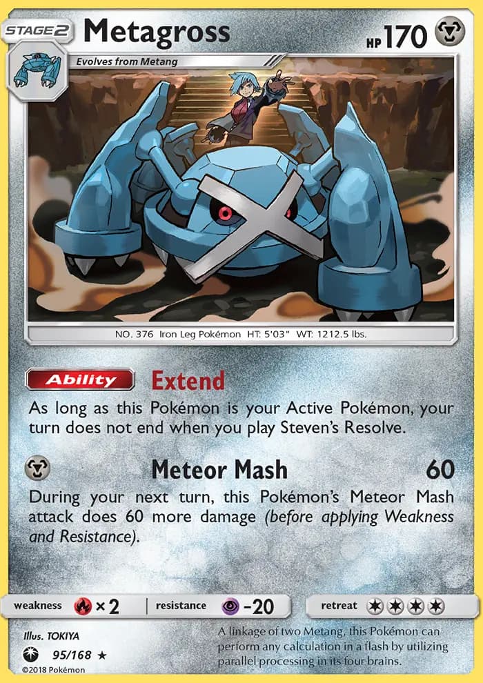 Metagross — Celestial Storm card #95