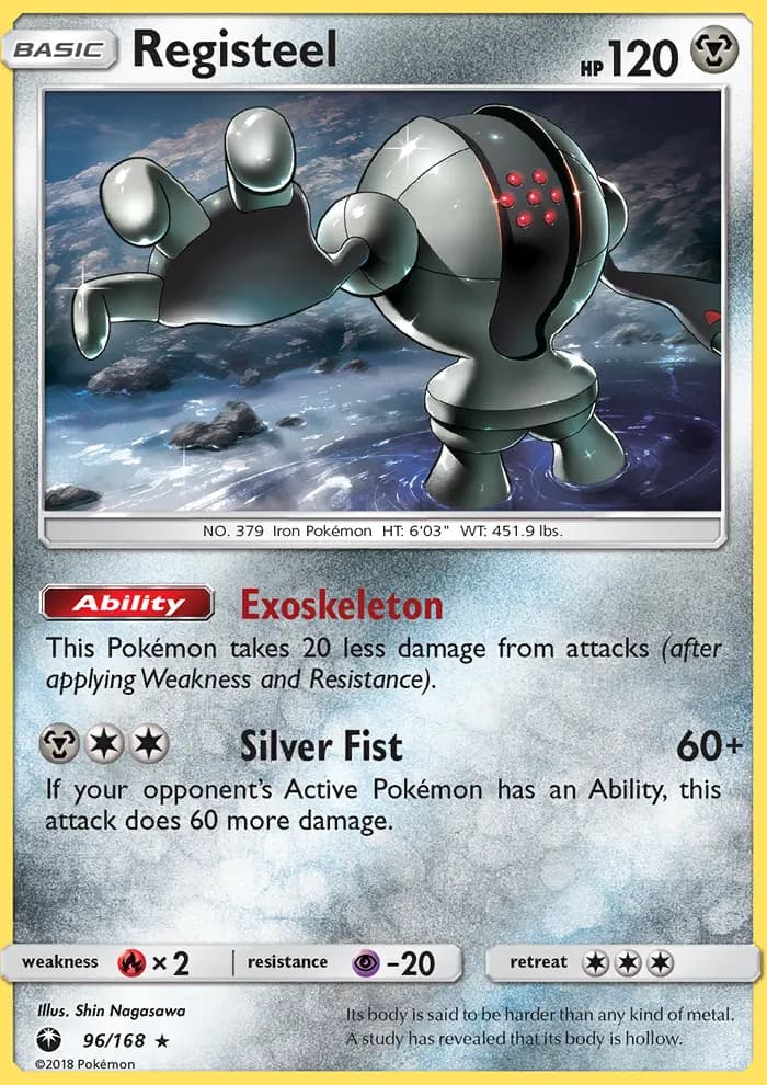 Registeel — Celestial Storm card #96