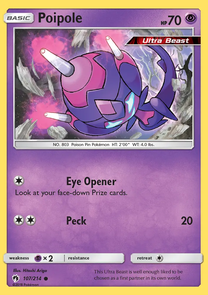 Poipole — Lost Thunder card #107