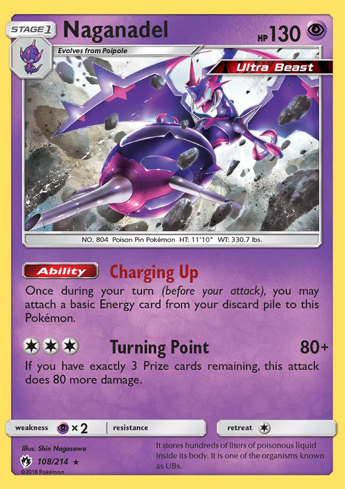 Naganadel — Lost Thunder card #108
