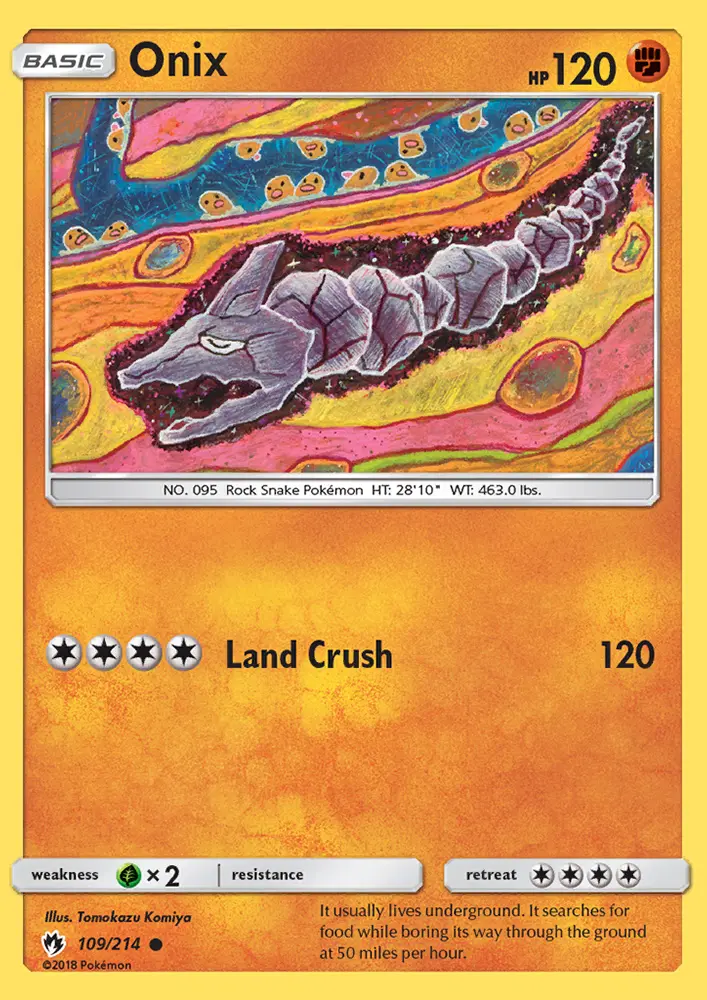 Onix — Lost Thunder card #109