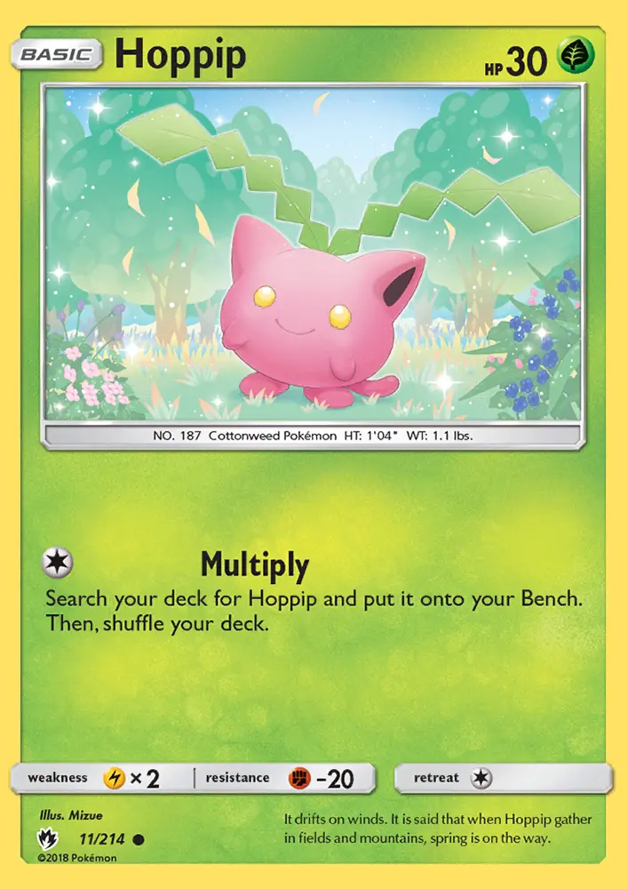 Hoppip — Lost Thunder card #11