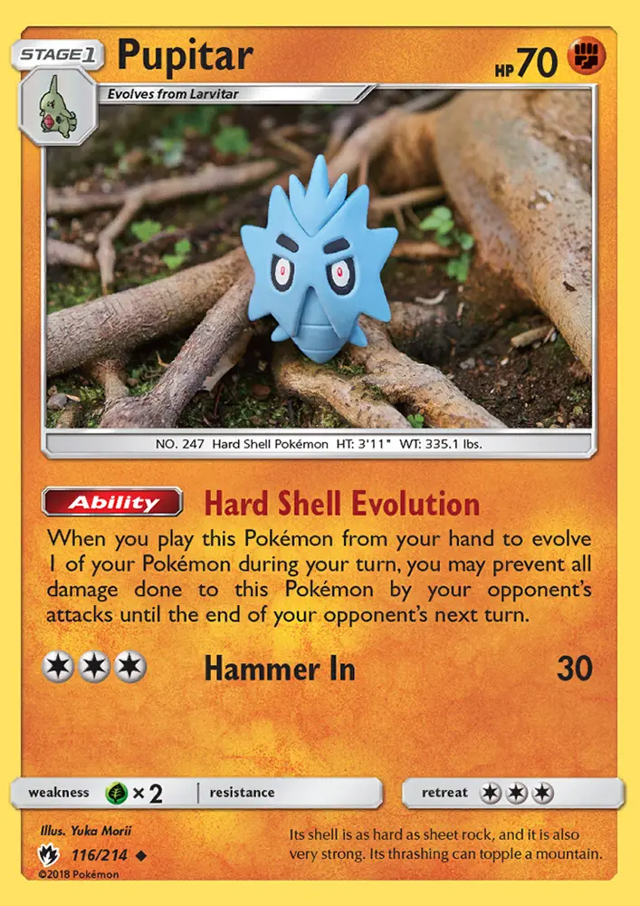 Pupitar — Lost Thunder card #116