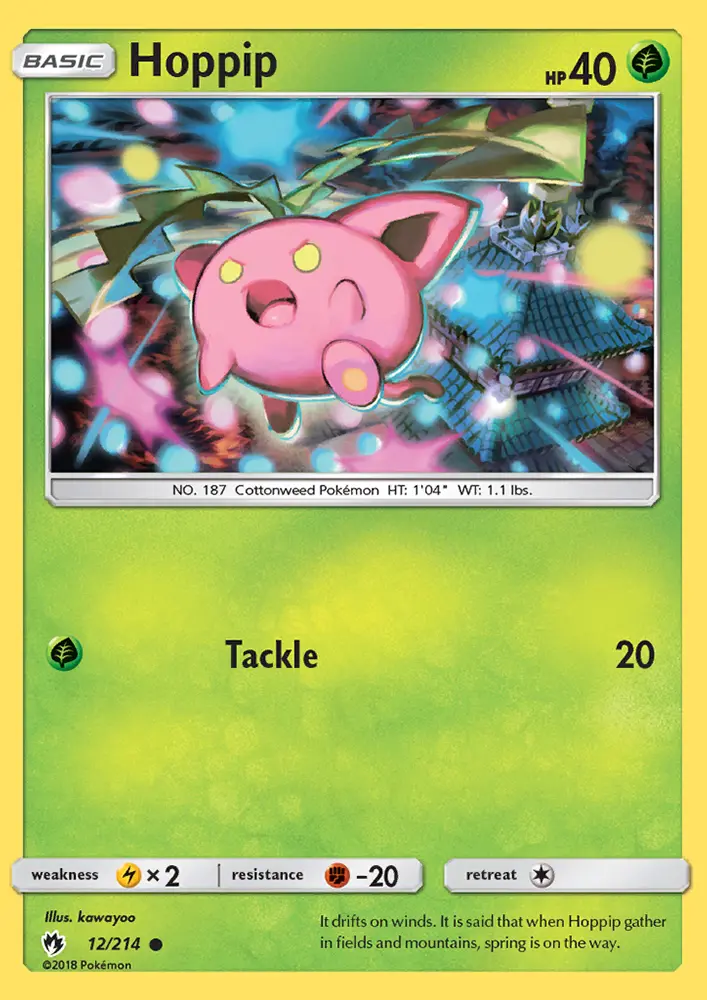 Hoppip — Lost Thunder card #12