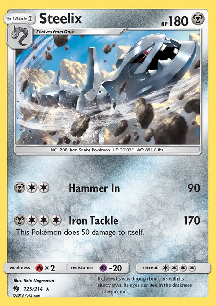 Steelix — Lost Thunder card #125
