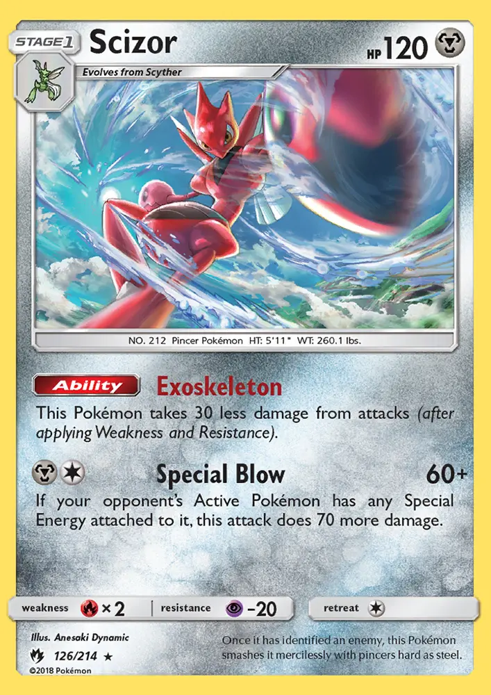 Scizor — Lost Thunder card #126