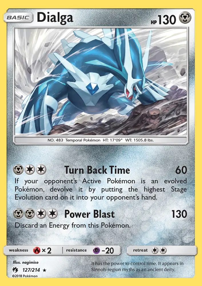 Dialga — Lost Thunder card #127