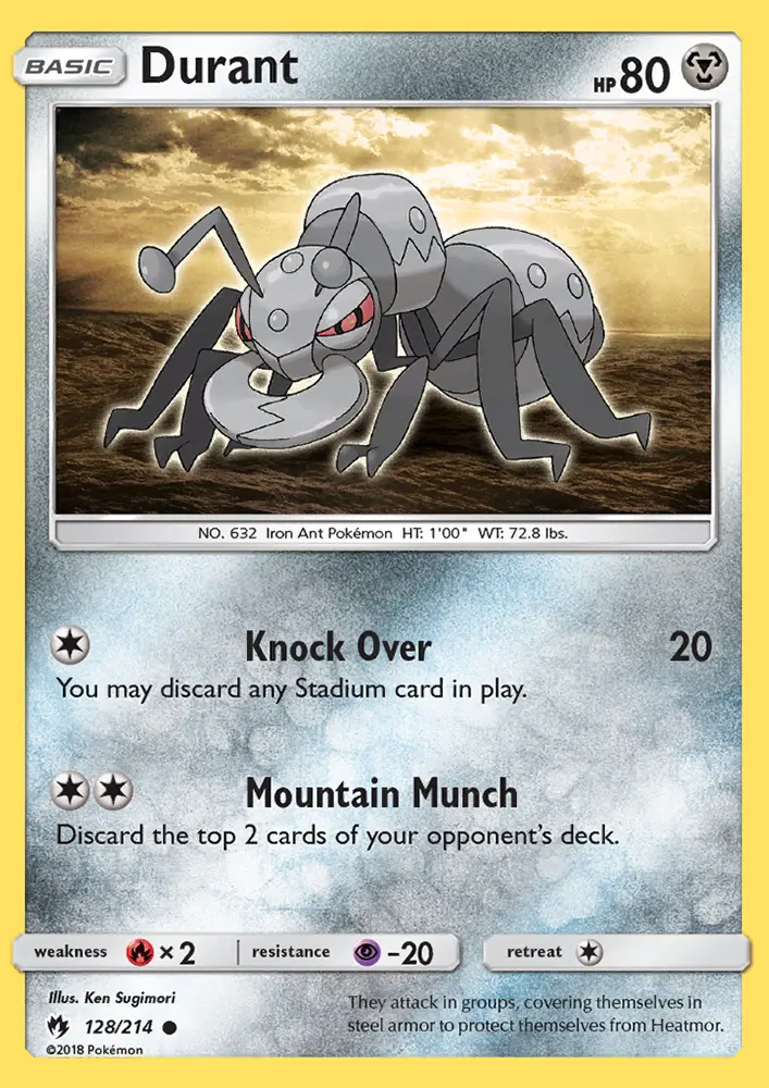 Durant — Lost Thunder card #128