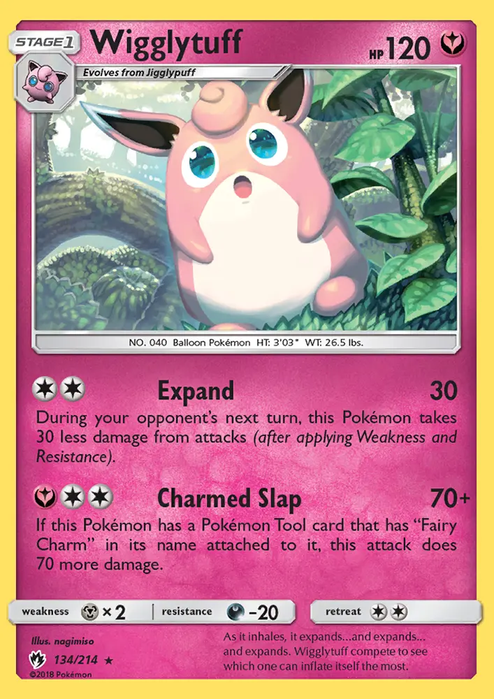 Wigglytuff — Lost Thunder card #134